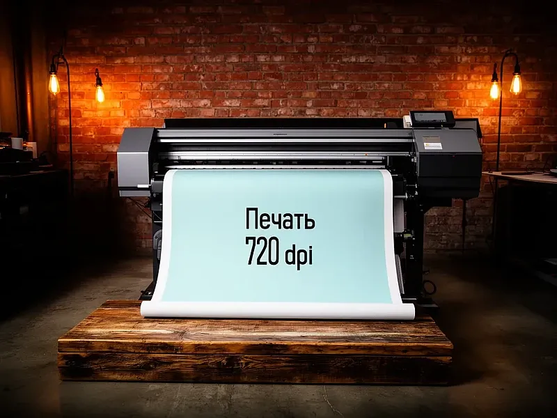 Интерьерная печать 720 dpi на заказ