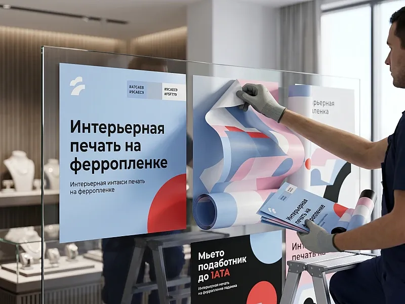 Интерьерная печать на ферропленке на заказ