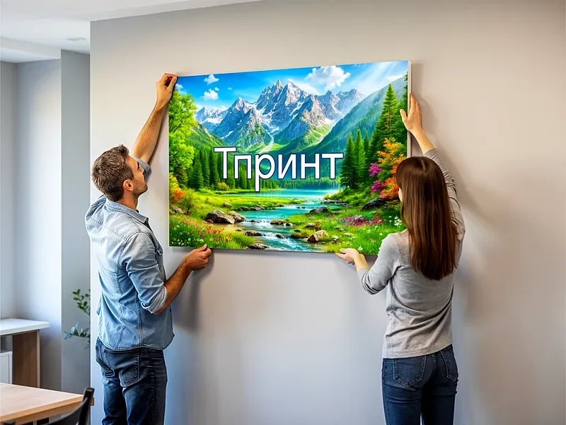 Интерьерная печать на ПВХ недорого