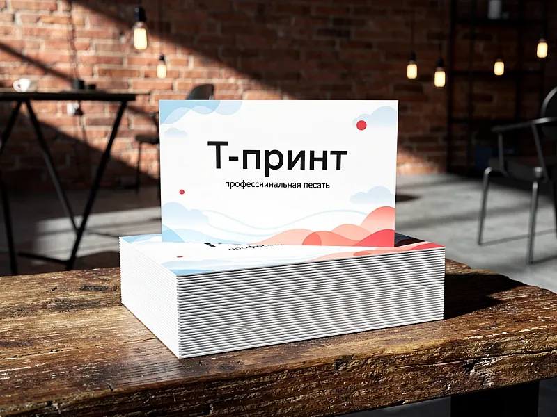 заказать Изготовление 1000 штук визиток