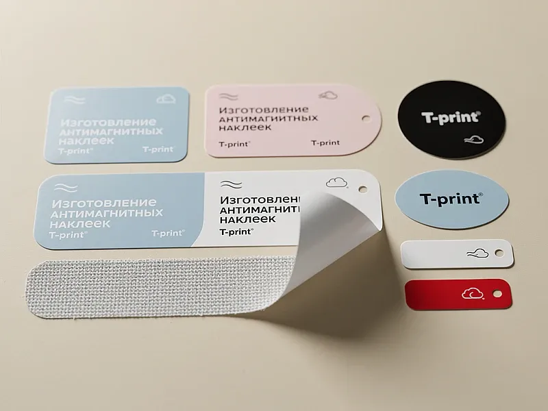 Изготовление антимагнитных наклеек дешево