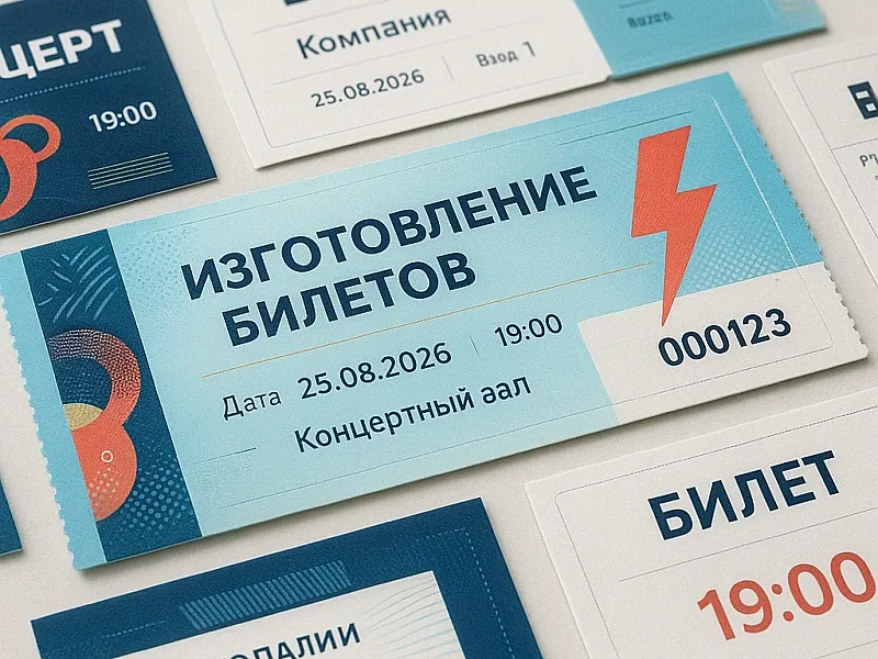 Изготовление билетов дешево