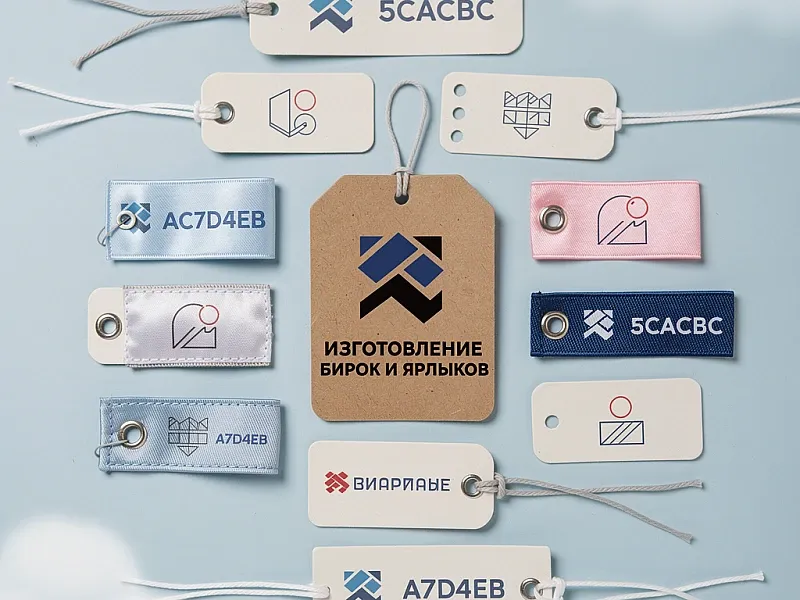 Изготовление бирок и ярлыков недорого