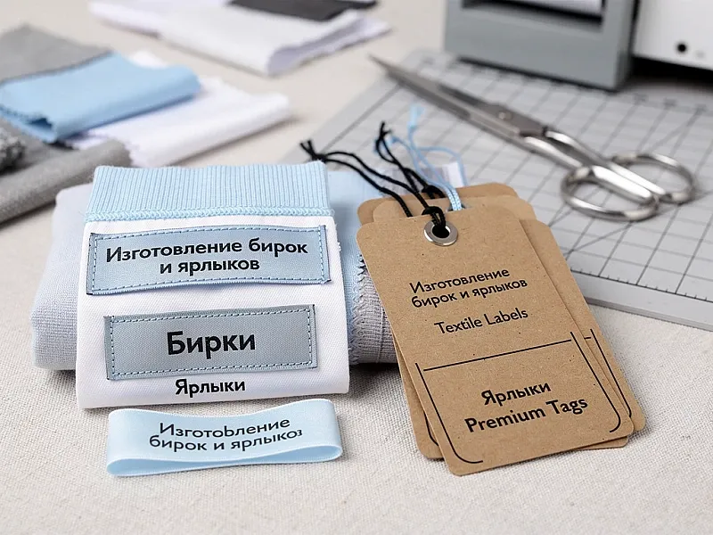 Изготовление бирок и ярлыков дешево