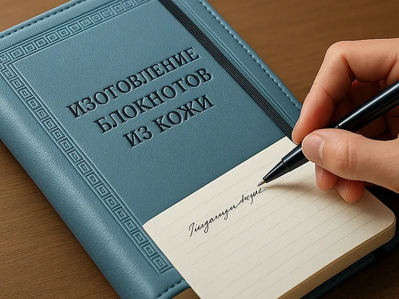 заказать Изготовление блокнотов из кожи