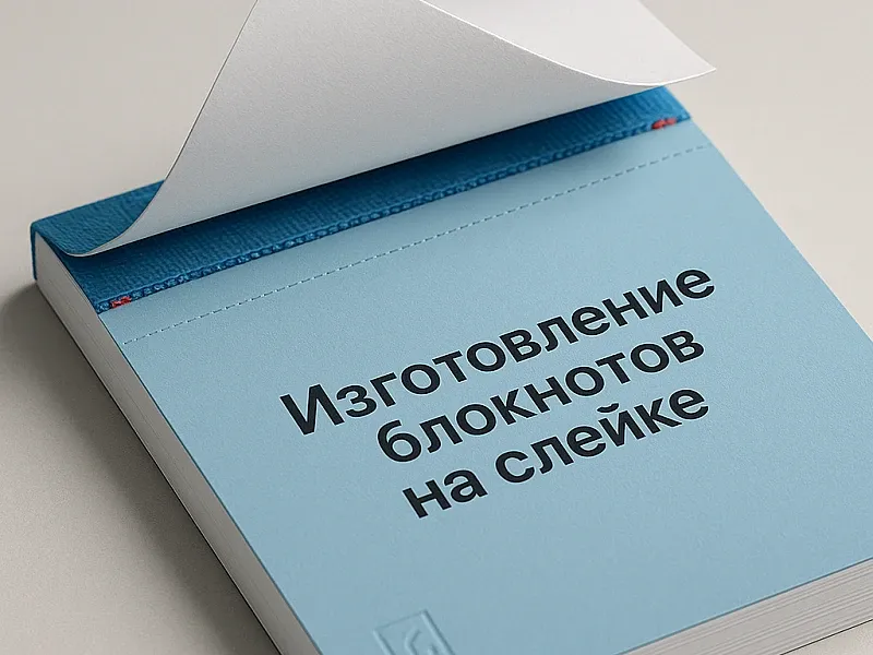 Изготовление блокнотов на склейке дешево