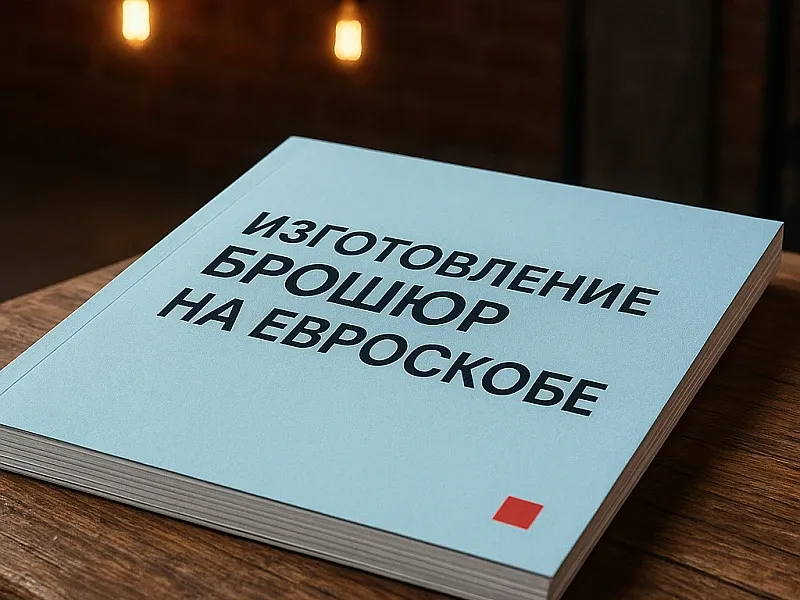 Изготовление брошюр на евроскобе недорого