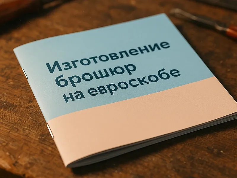 Изготовление брошюр на евроскобе на заказ