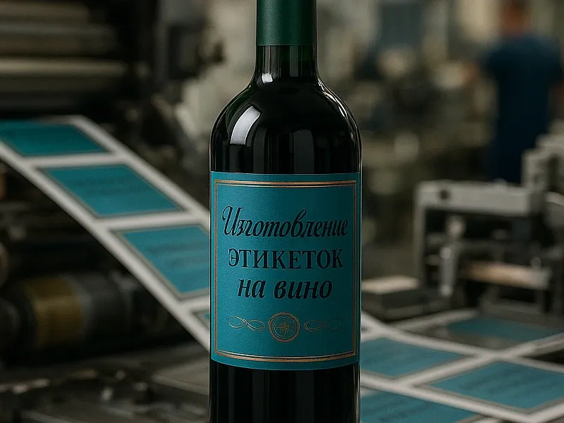 заказать Изготовление этикеток на вино