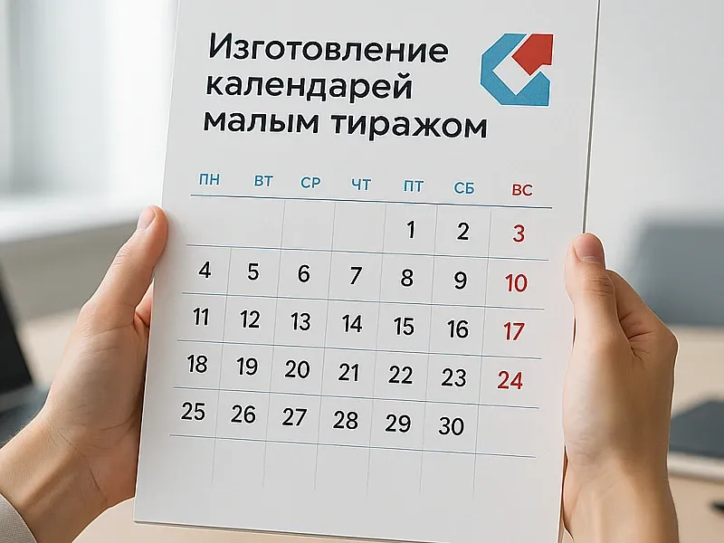 Изготовление календарей малым тиражом на заказ