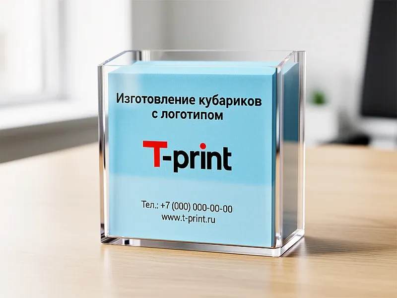 Изготовление кубариков с логотипом на заказ