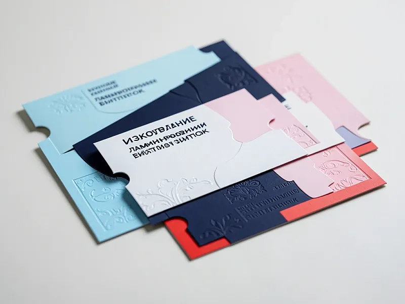 Изготовление ламинированных визиток дешево