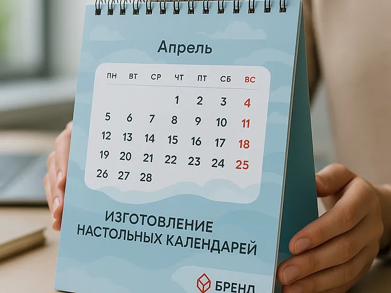 заказать Изготовление настольных календарей