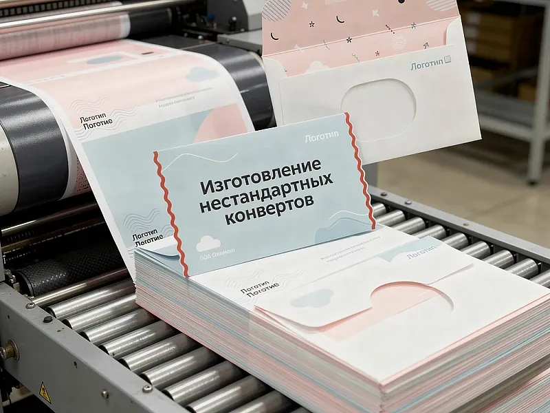 заказать Изготовление нестандартных конвертов