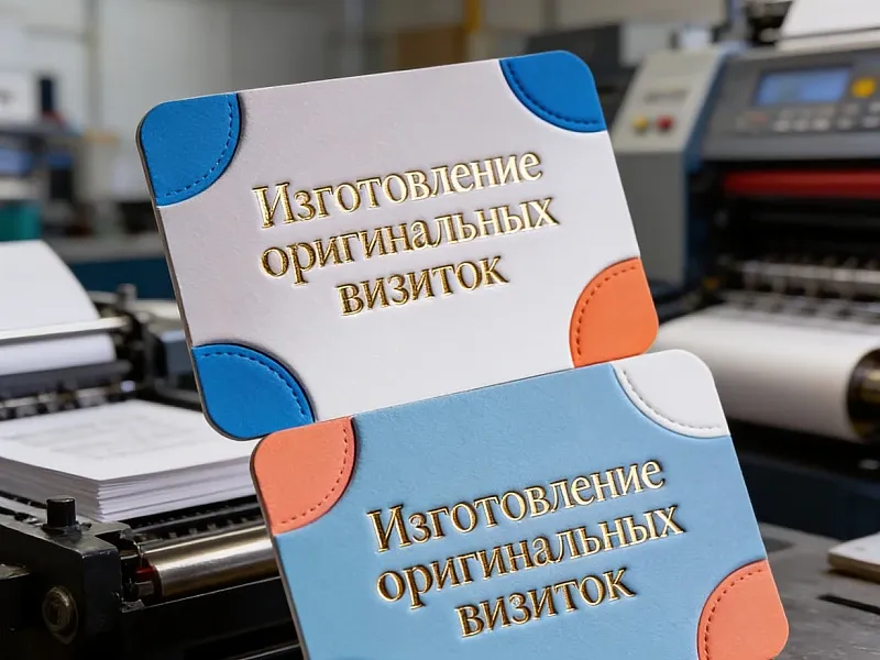 Изготовление оригинальных визиток недорого