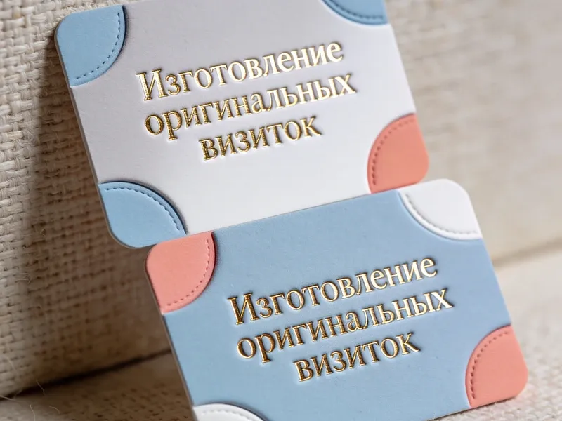 Изготовление оригинальных визиток дешево