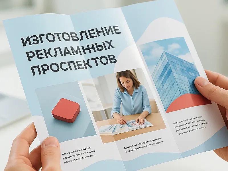 Изготовление рекламных проспектов дешево