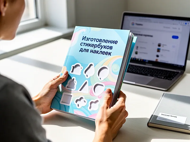 Изготовление стикербуков для наклеек недорого