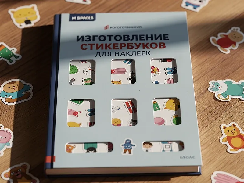 заказать Изготовление стикербуков для наклеек