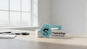 Изготовление стикеров с ламинацией в Москве