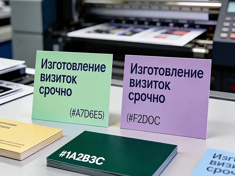 заказать Изготовление визиток срочно