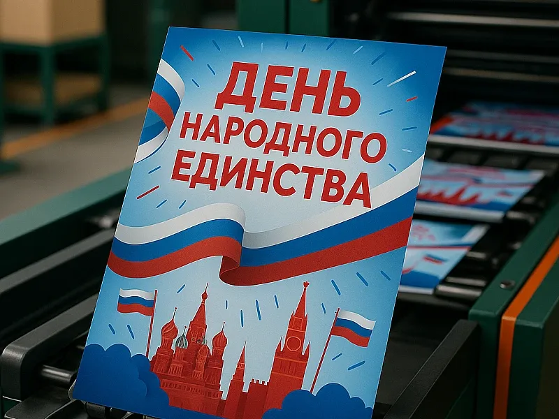 заказать Изготовление плакатов ко дню народного единства