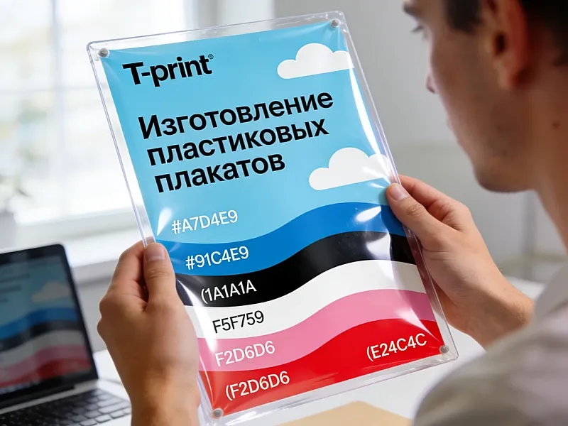 заказать Изготовление пластиковых плакатов