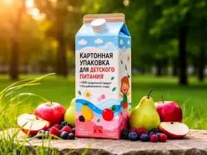 Картонная упаковка для детского питания в Москве