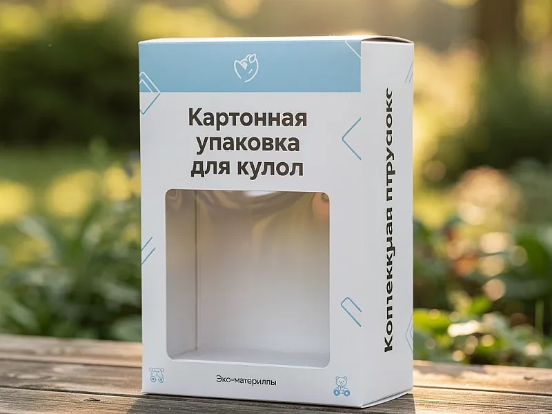 Картонная упаковка для кукол недорого