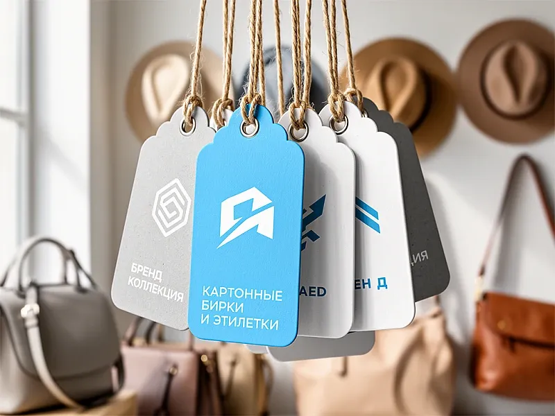 Картонные бирки и этикетки недорого