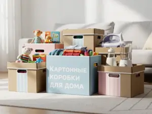 Картонные коробки для дома в Москве