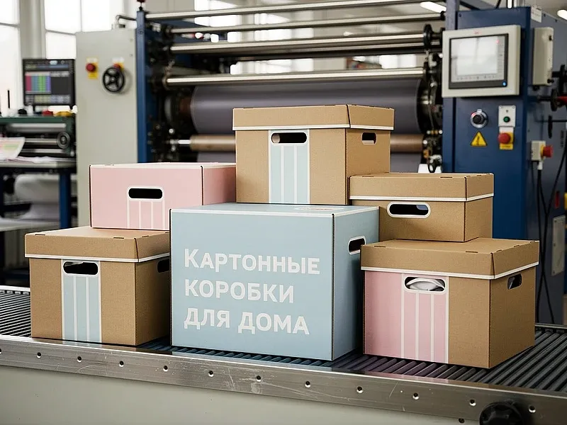 Картонные коробки для дома на заказ