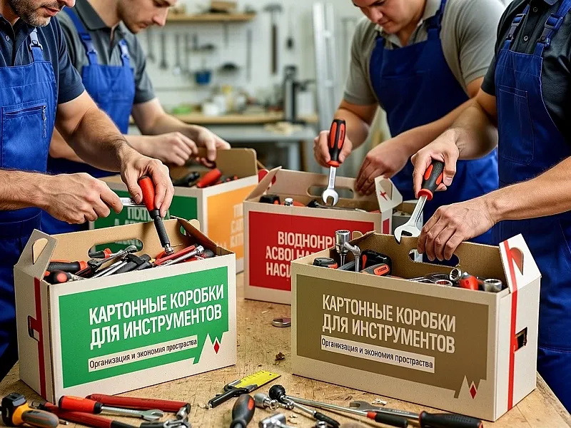 Картонные коробки для инструментов дешево