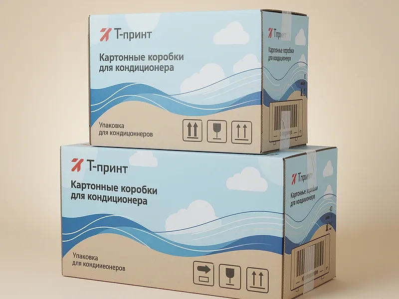 Картонные коробки для кондиционера на заказ