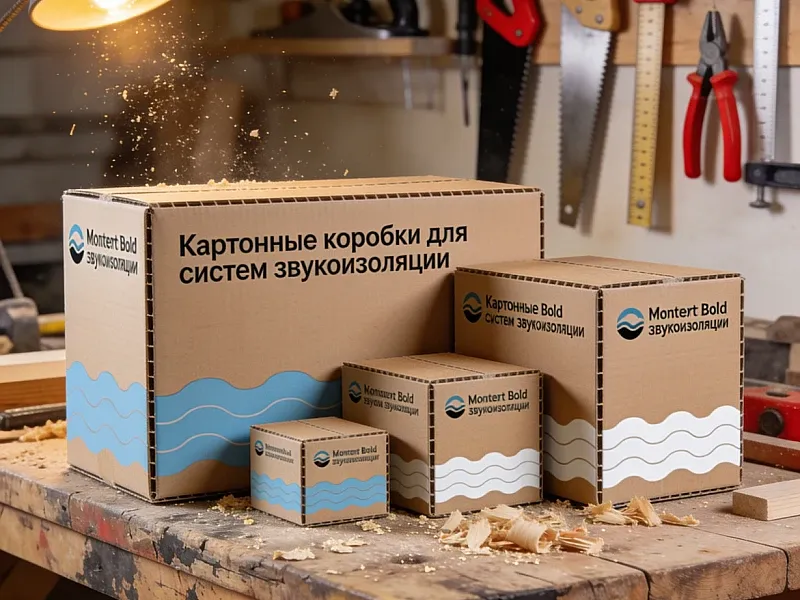 Картонные коробки для систем звукоизоляции недорого
