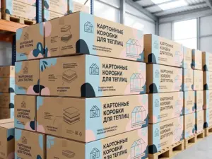 Картонные коробки для теплиц в Москве