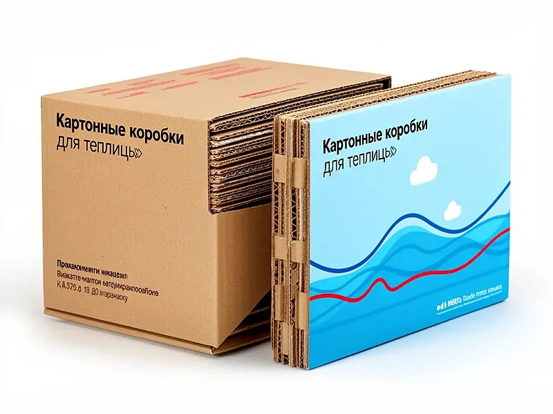 Картонные коробки для теплиц недорого