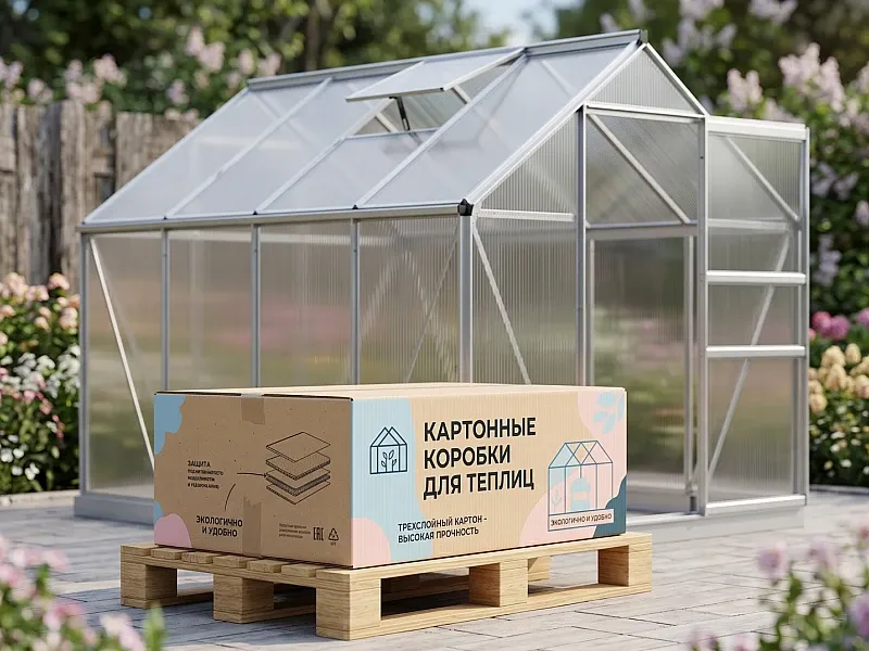 заказать Картонные коробки для теплиц