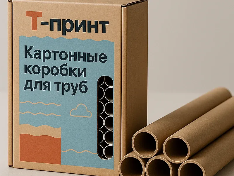 Картонные коробки для труб на заказ