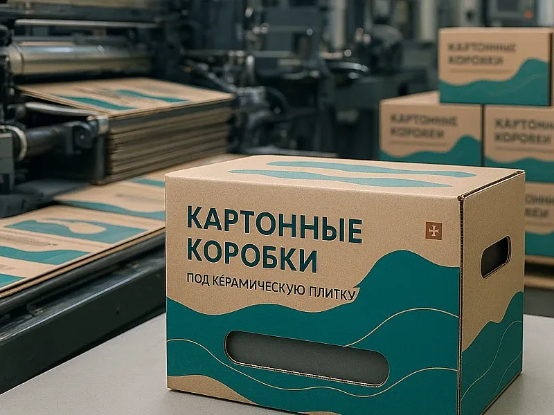 заказать Картонные коробки под керамическую плитку