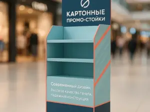 Картонные промо-стойки в Москве