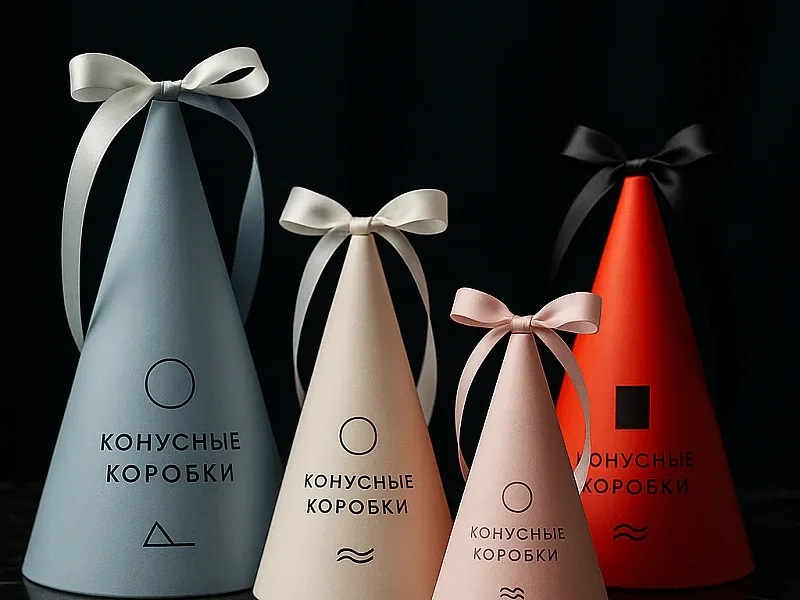 Конусные коробки на заказ