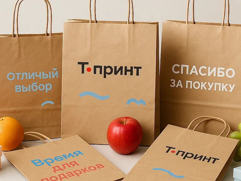 Коричневые бумажные пакеты дешево