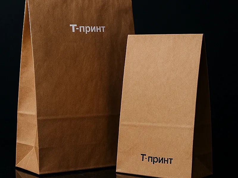 заказать Коричневые бумажные пакеты