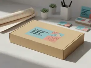 Изготовление складных коробок крышка-дно в Москве