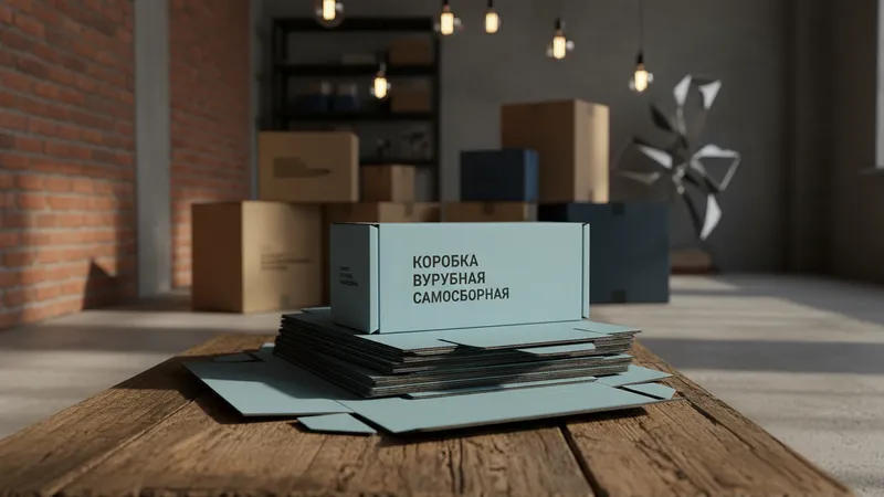 Коробка вырубная самосборная