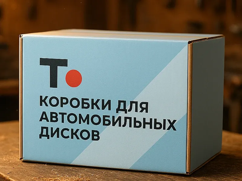 Коробки для автомобильных дисков на заказ