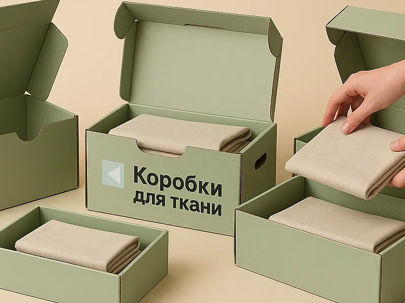 Коробки для ткани дешево