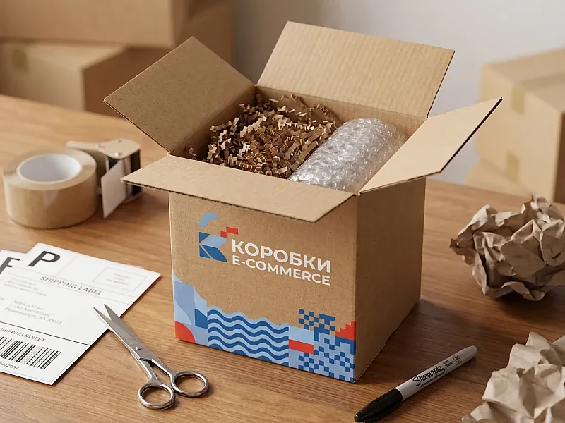 заказать КОРОБКИ E-COMMERCE