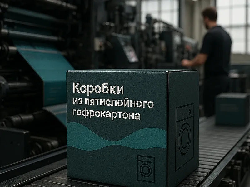 заказать Коробки из пятислойного гофрокартона